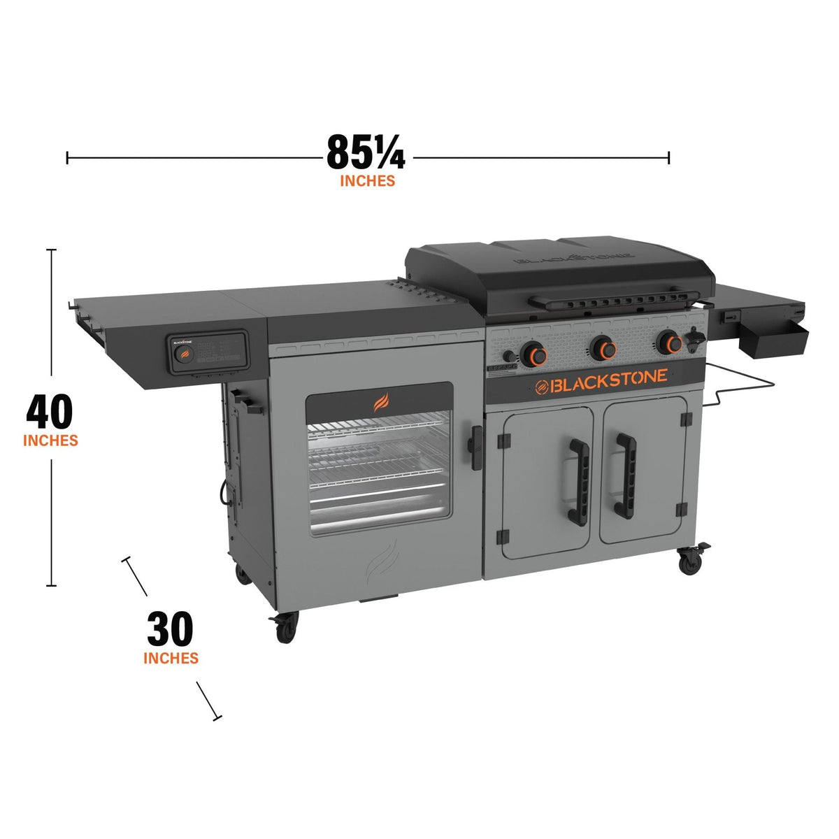 Blackstone 28" XL Griddle Vertical Pellet Smoker Combo product view 13