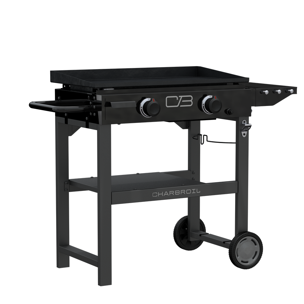 Char-Broil Charbroil® 28" Performance Series™ Propane Gas Griddle with Cart 2 Burner Flat Top Grill, Black 463459924 product view 5