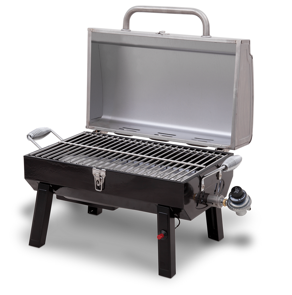 Char-Broil 1-Burner Portable Propane Gas Grill in Stainless Steel product view 2