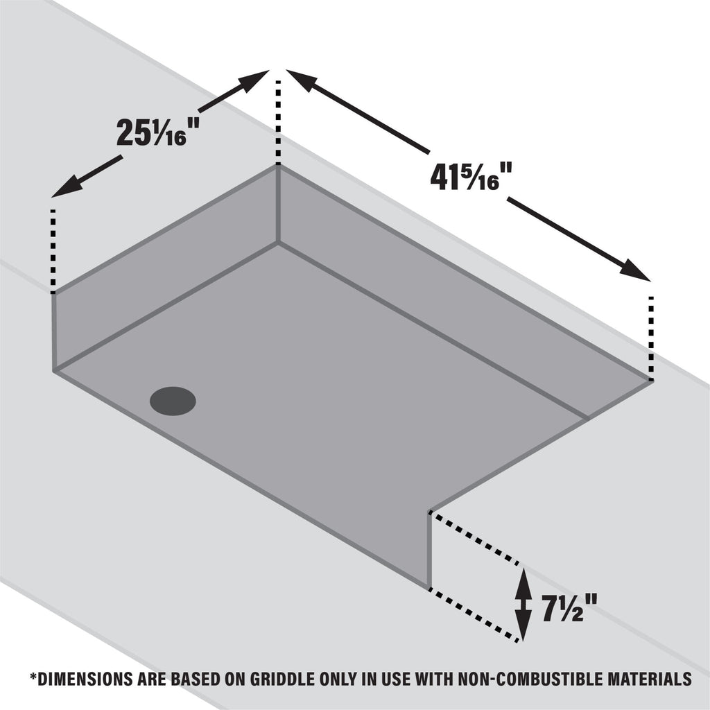 Blackstone 36" Drop-in Griddle with Hood (Natural Gas) product view 8