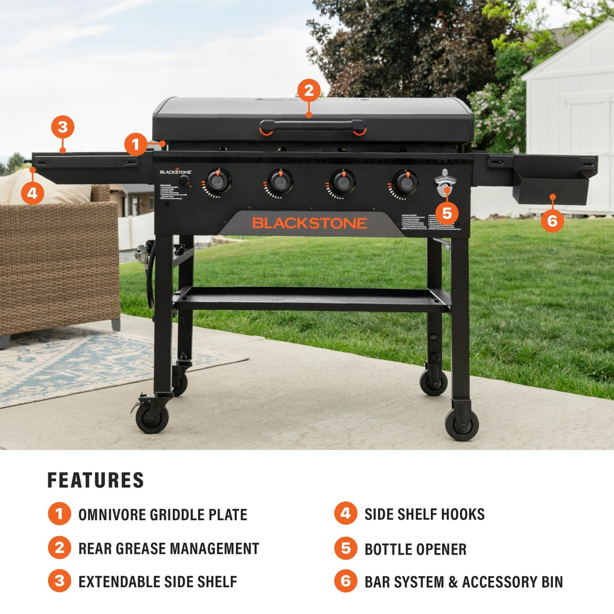 Blackstone 36” Griddle with Hood product view 3