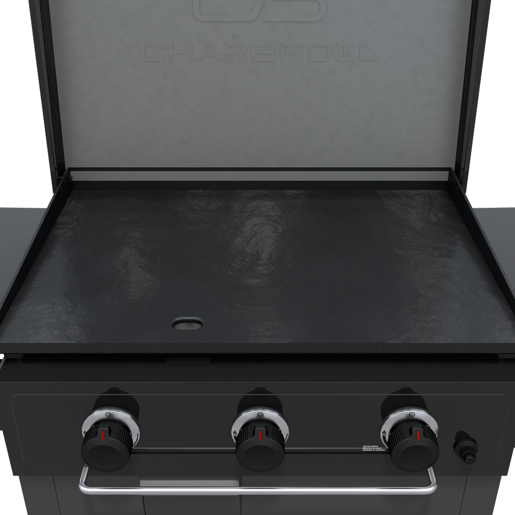 Char-Broil Charbroil® 28" XL Performance Series™ Propane Gas Griddle with Cart 3 Burner Flat Top Grill, Black 463258924 product view 13