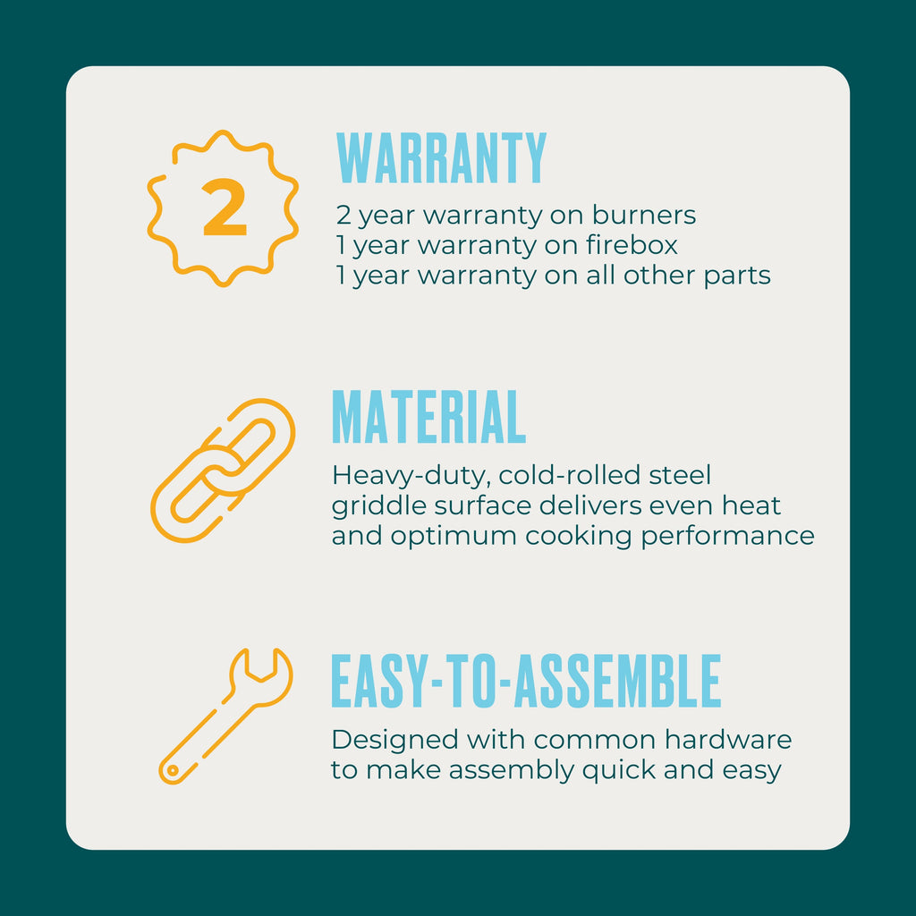 Char-Broil Versa-Tile™ 28" 3-Burner All-in-one Cooking Station product view 7