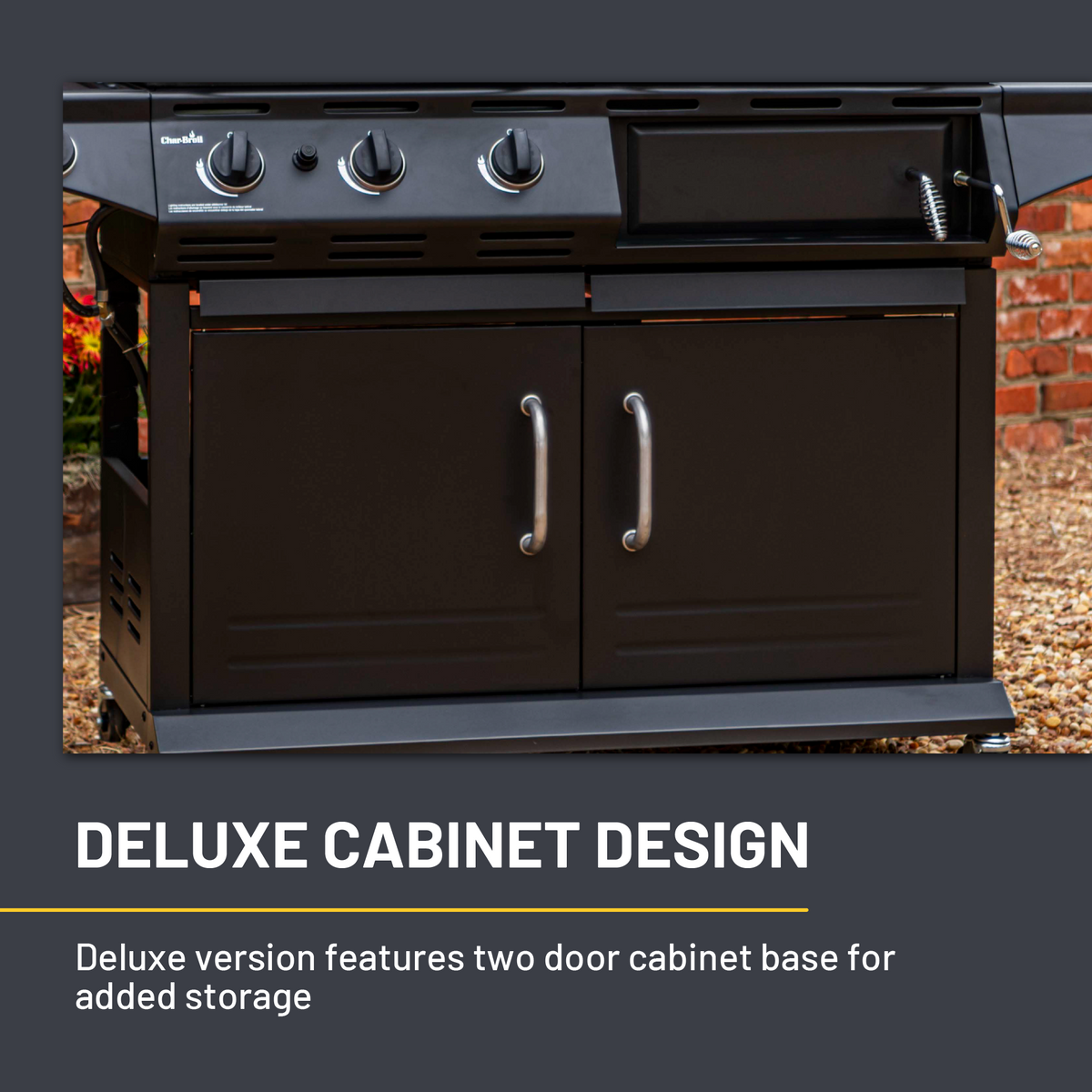 Char-Broil Deluxe Charcoal & Gas Combo Grill product view 9