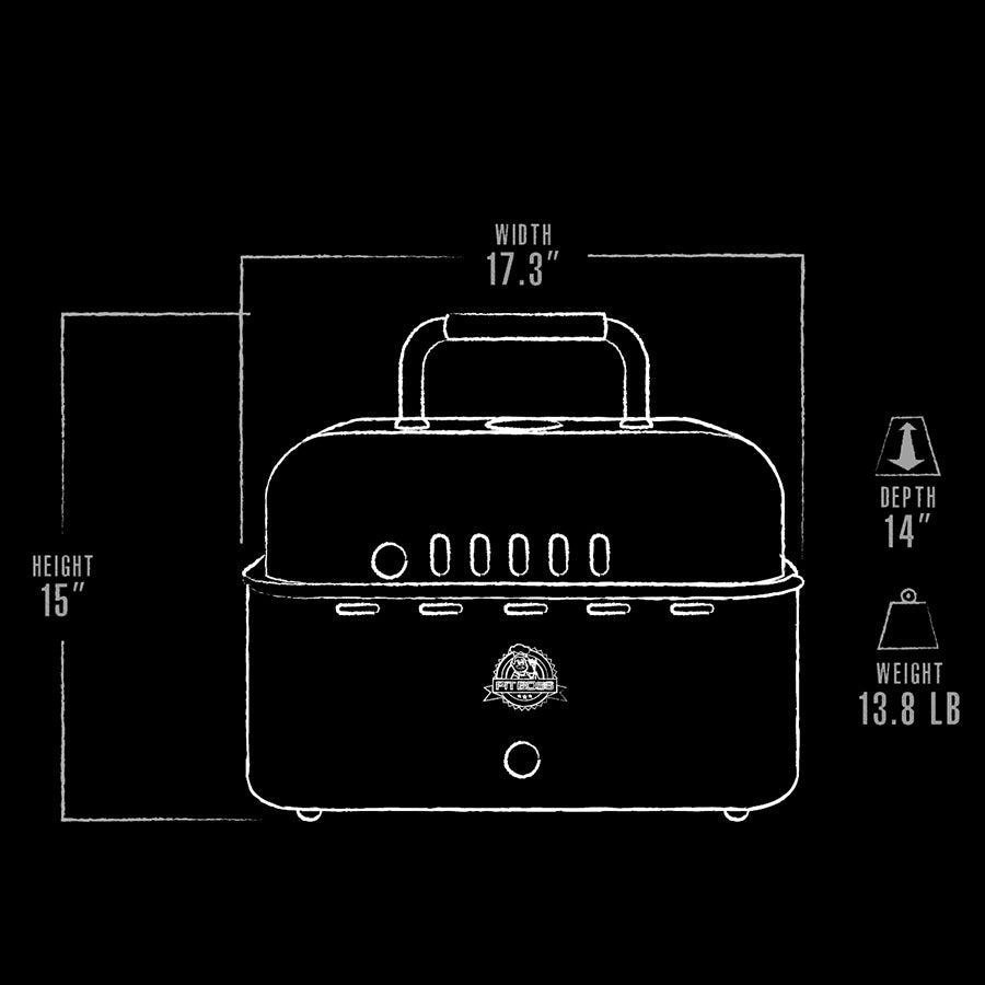 Pit Boss Pit Stop Portable Charcoal Grill - PBCSL200 product view 3