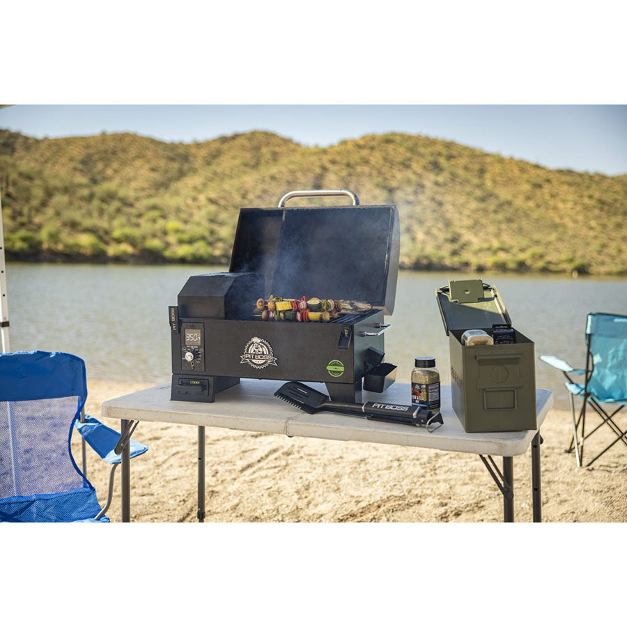 Pit Boss Portable Battery Powered Wood Pellet Grill product view 7
