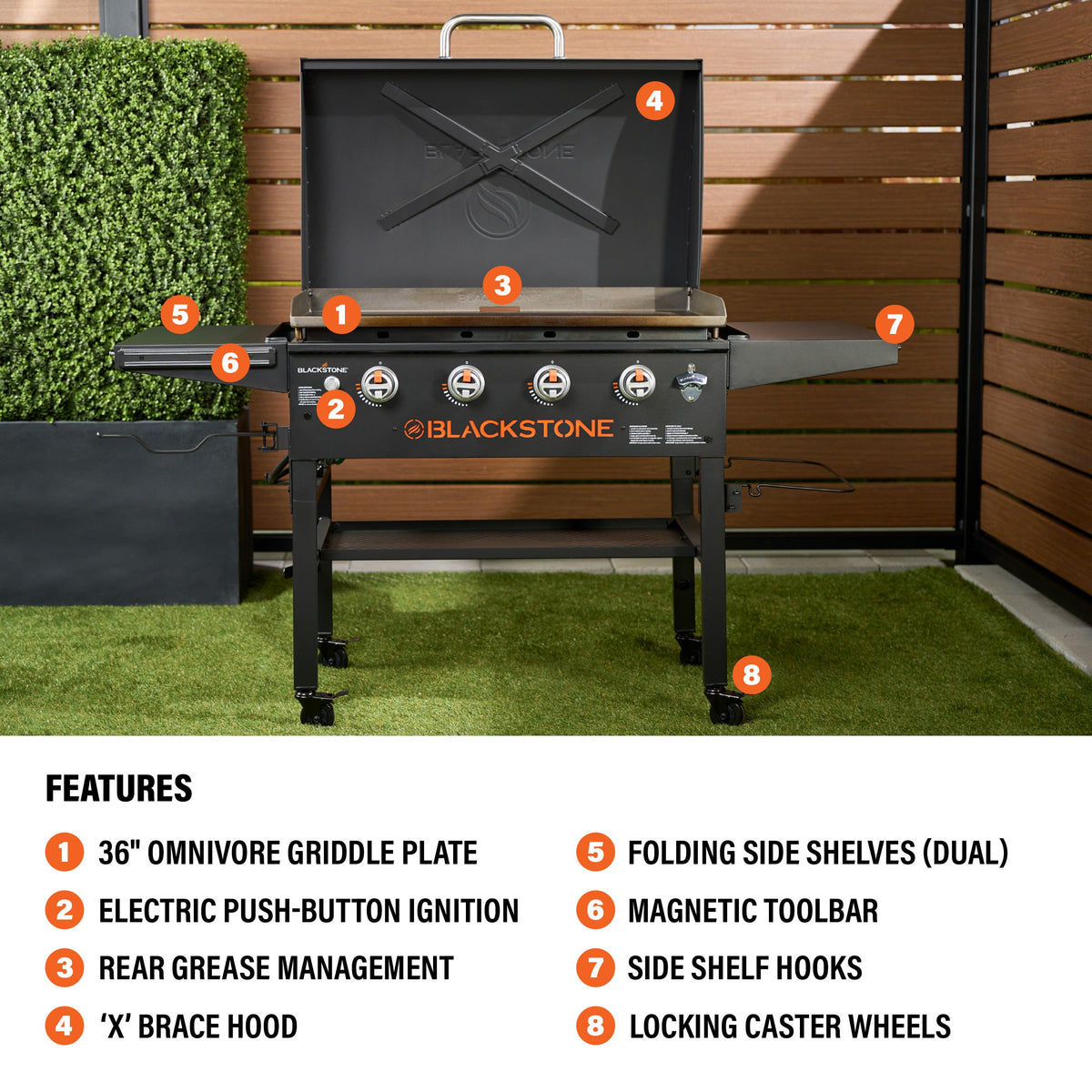 Blackstone 36" Griddle with Hood product view 3