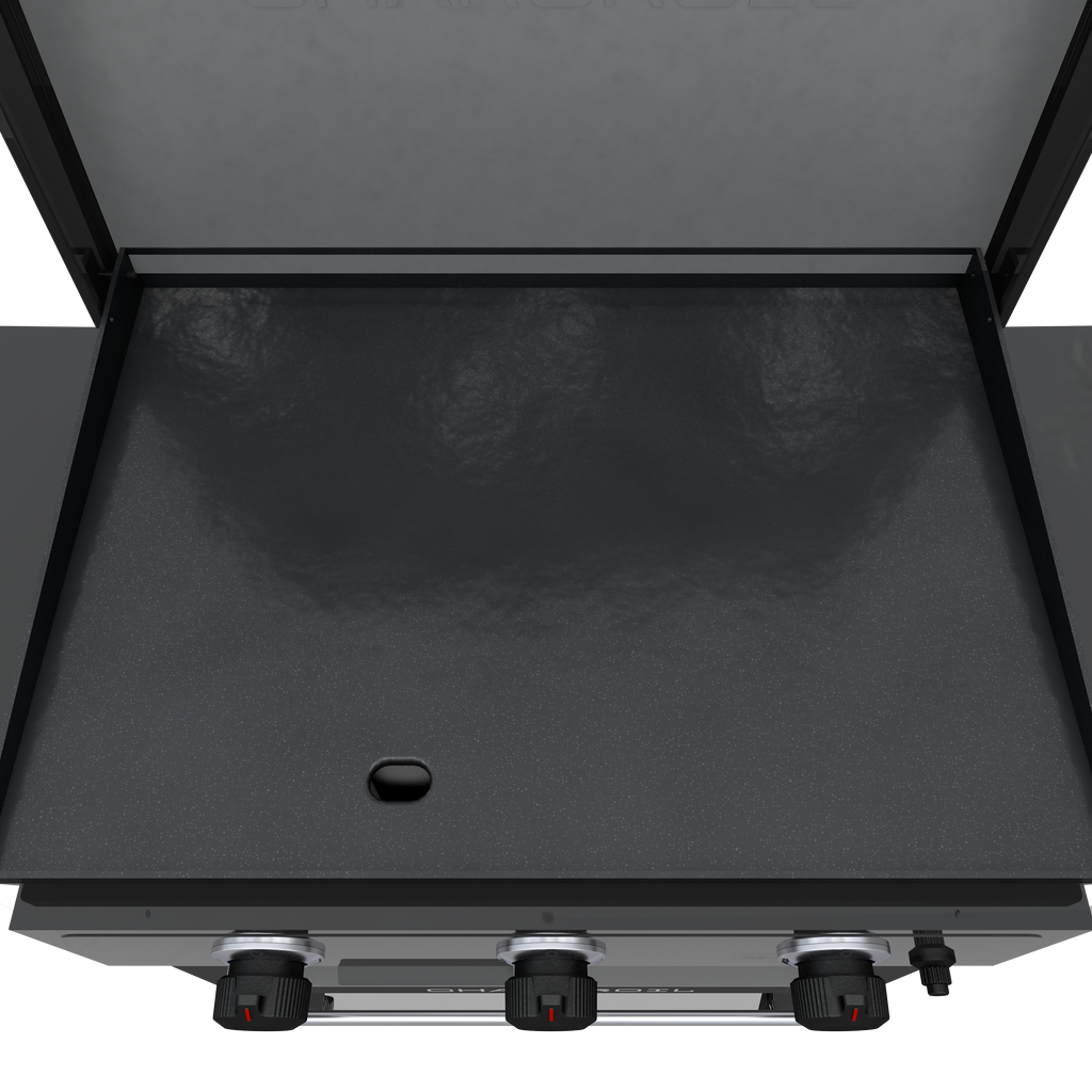 Char-Broil Charbroil® 28" XL Performance Series™ Propane Gas Griddle with Cart 3 Burner Flat Top Grill, Black 463258924 product view 8