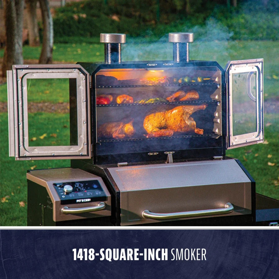 Pit Boss Lockhart Platinum Pellet/Smoker Combo Grill product view 3