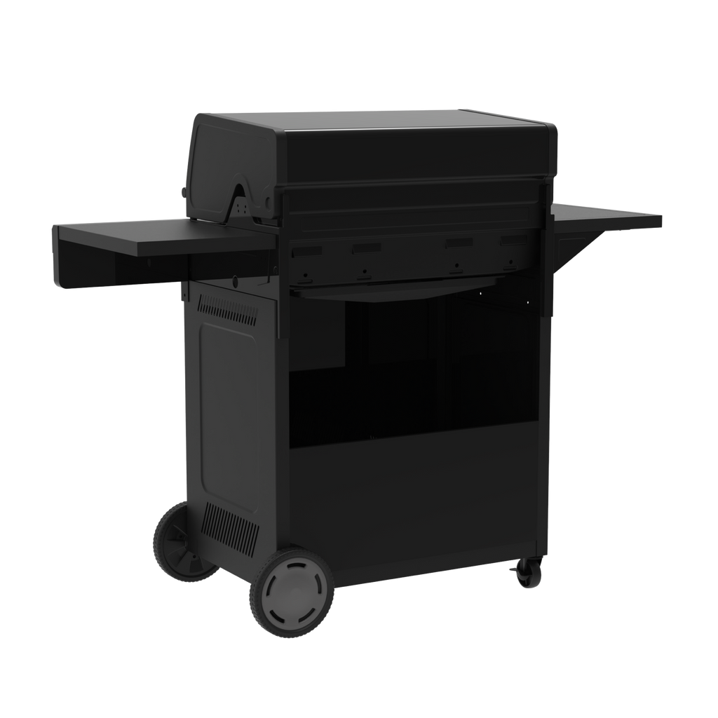 Char-Broil Performance Series™ FlavorMax™ 5 Burner Gas Grill Cabinet with Side Burner Blackout product view 3