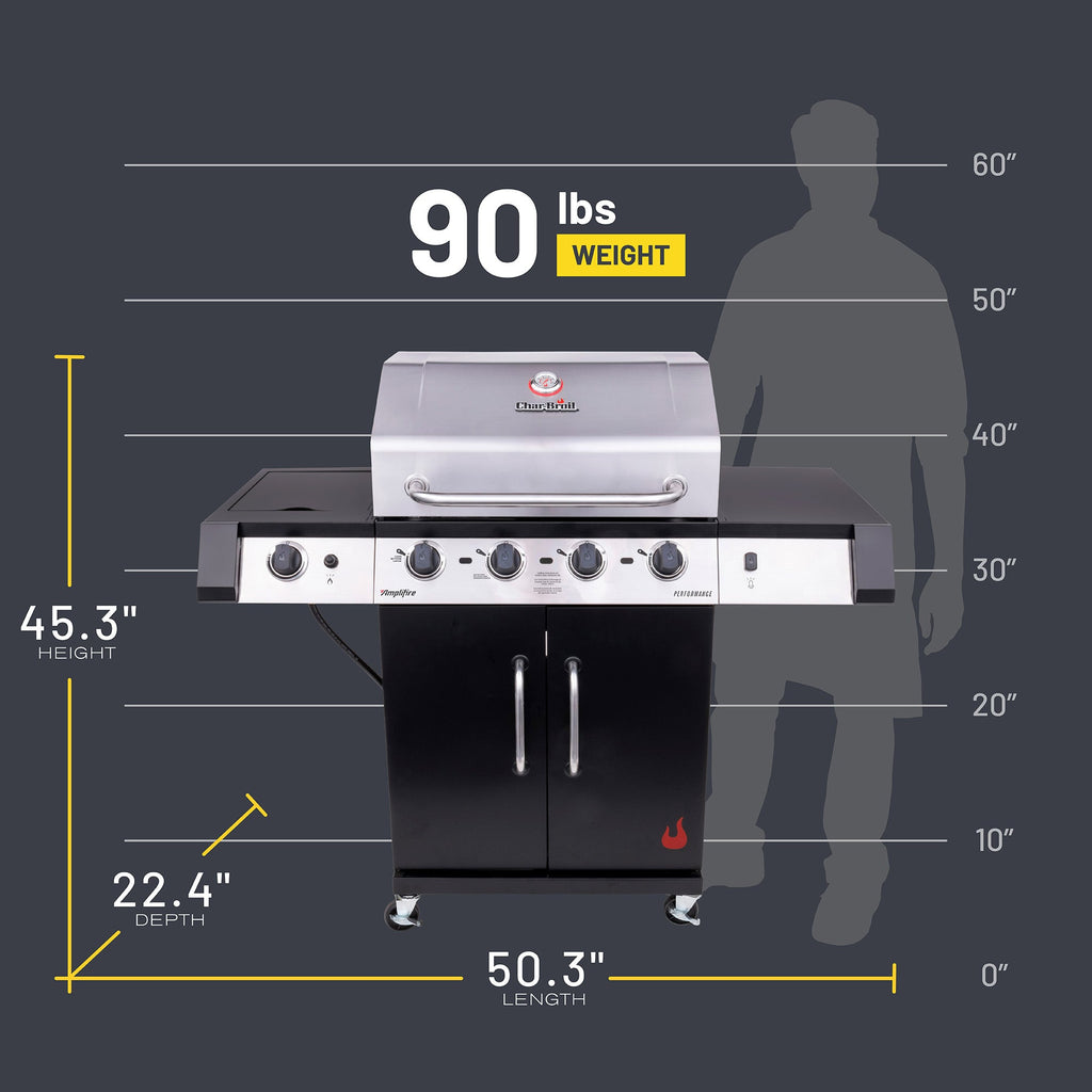 Char-Broil Char-Broil® Performance Series™ Amplifire™ 4-Burner Gas Grill product view 6