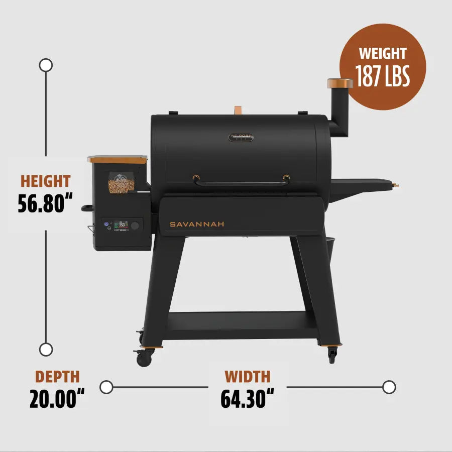 Pit Boss Savannah Wood Pellet Grill - Onyx Edition product view 5