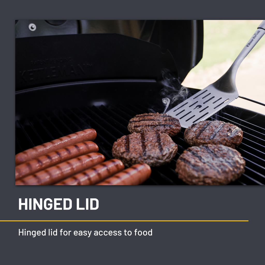 Char-Broil Kettleman® TRU-Infrared™ Charcoal Grill Red product view 9