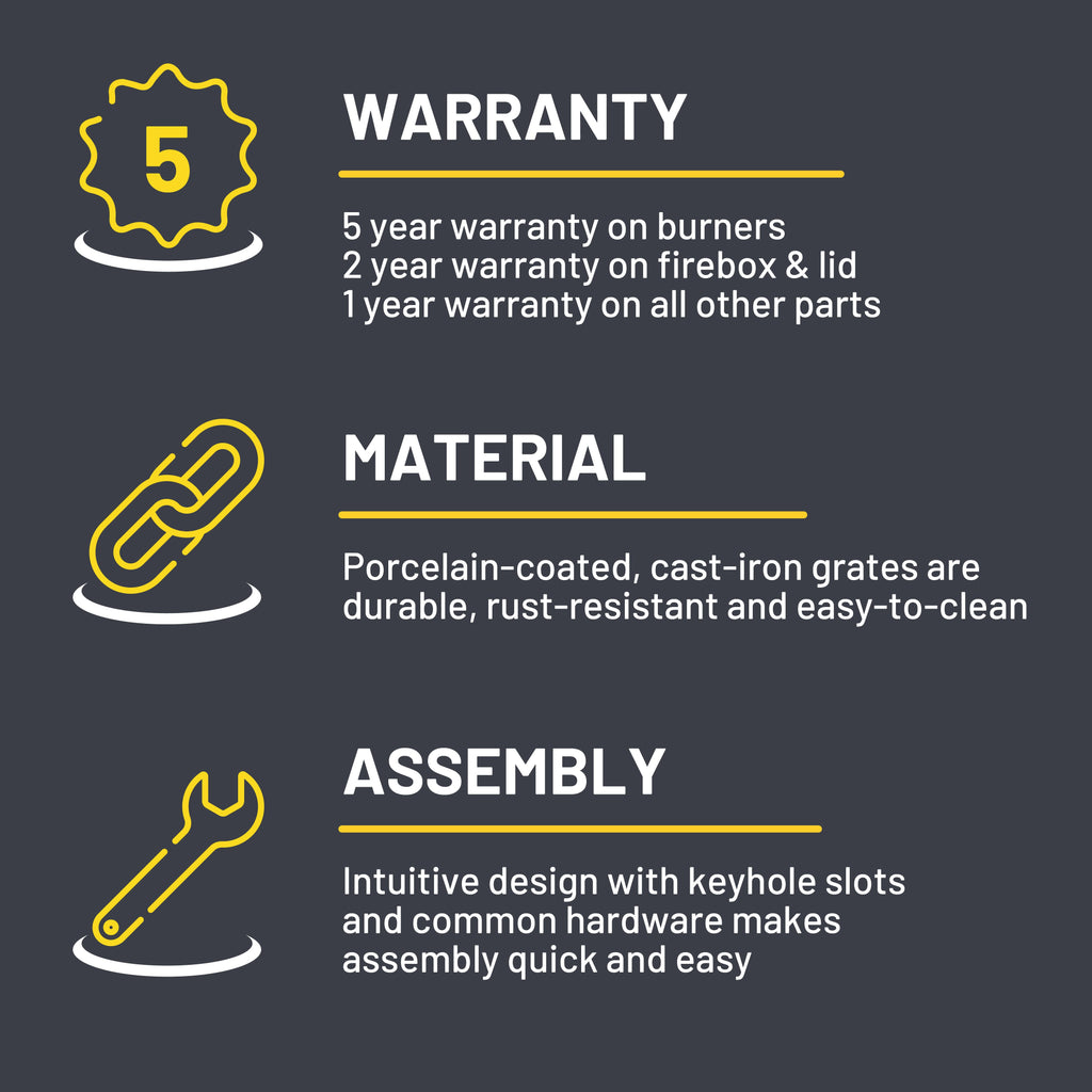 Char-Broil Performance 375 3-Burner Gas Grill Clay product view 10