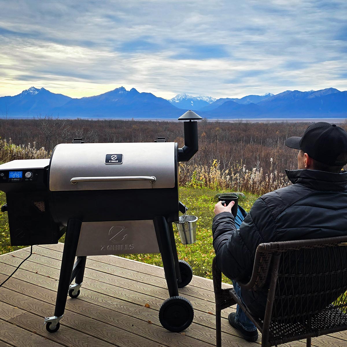 Z GRILLS 7002C2E WIFI - STAINLESS STEEL product view 12
