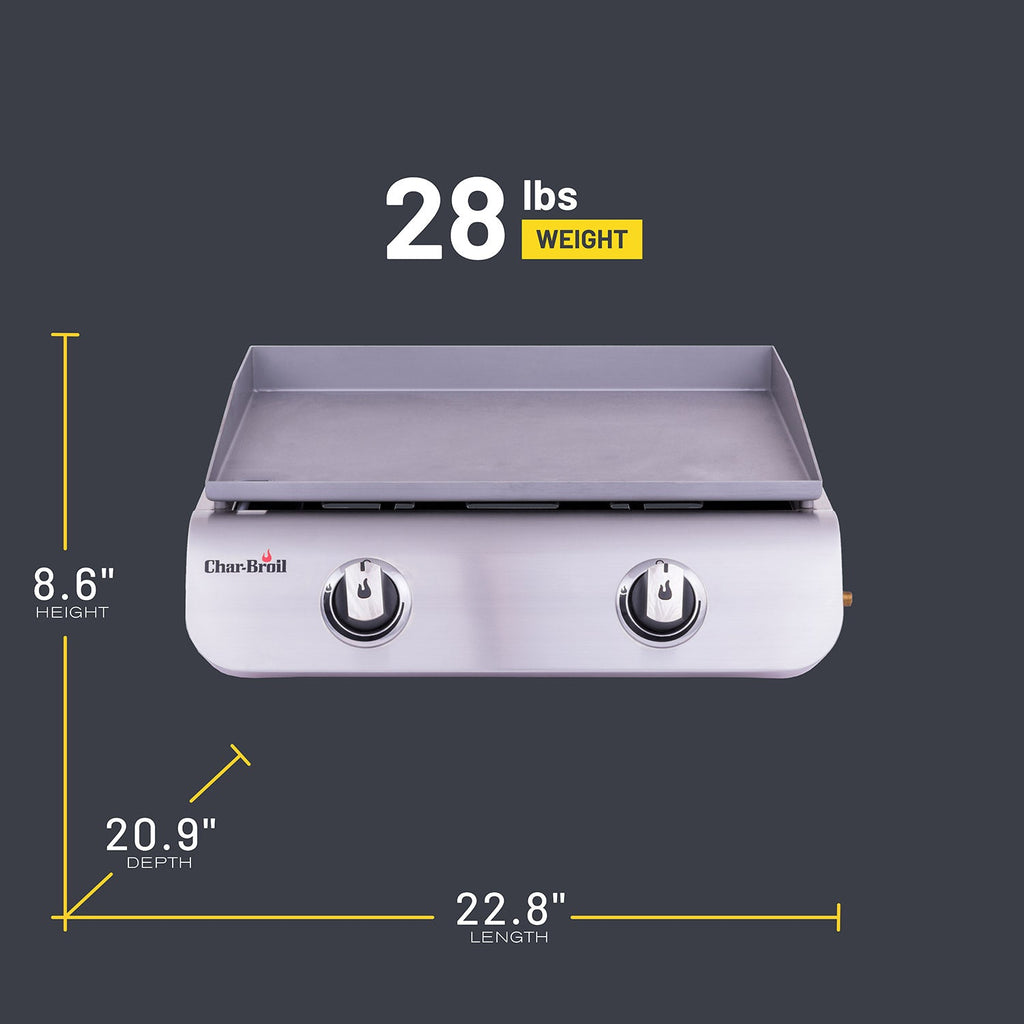 Char-Broil 2-Burner Tabletop Gas Griddle product view 6