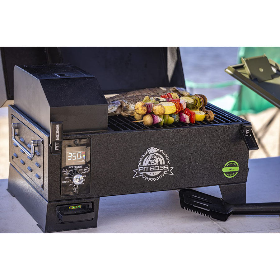 Pit Boss Portable Battery Powered Wood Pellet Grill product view 6