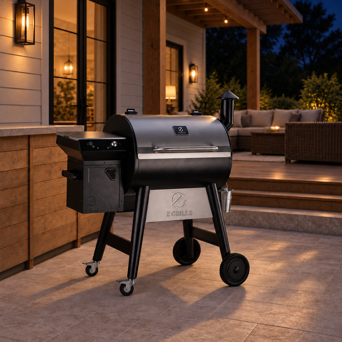 Z GRILLS 7002C2E WIFI - STAINLESS STEEL product view 6