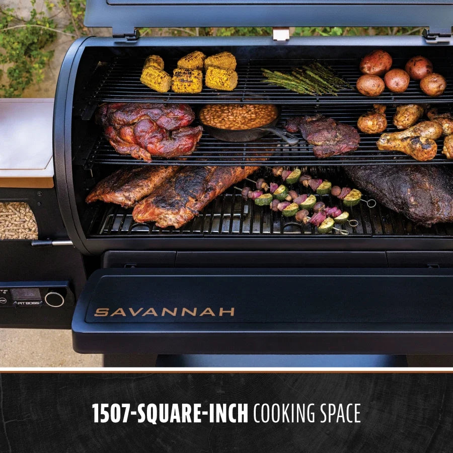 Pit Boss Savannah Wood Pellet Grill - Onyx Edition product view 2
