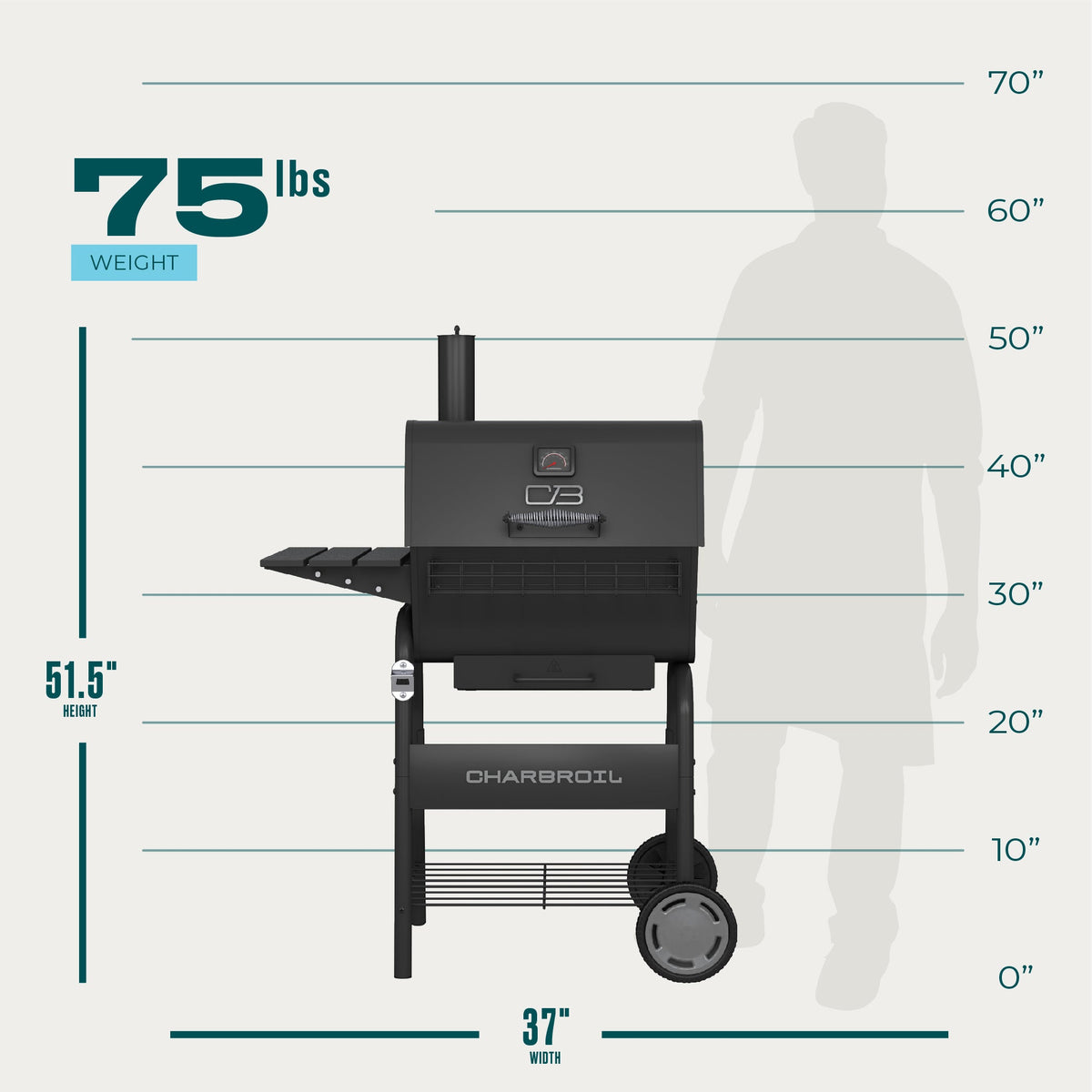 Char-Broil C-Line Charcoal Grill 665 product view 2