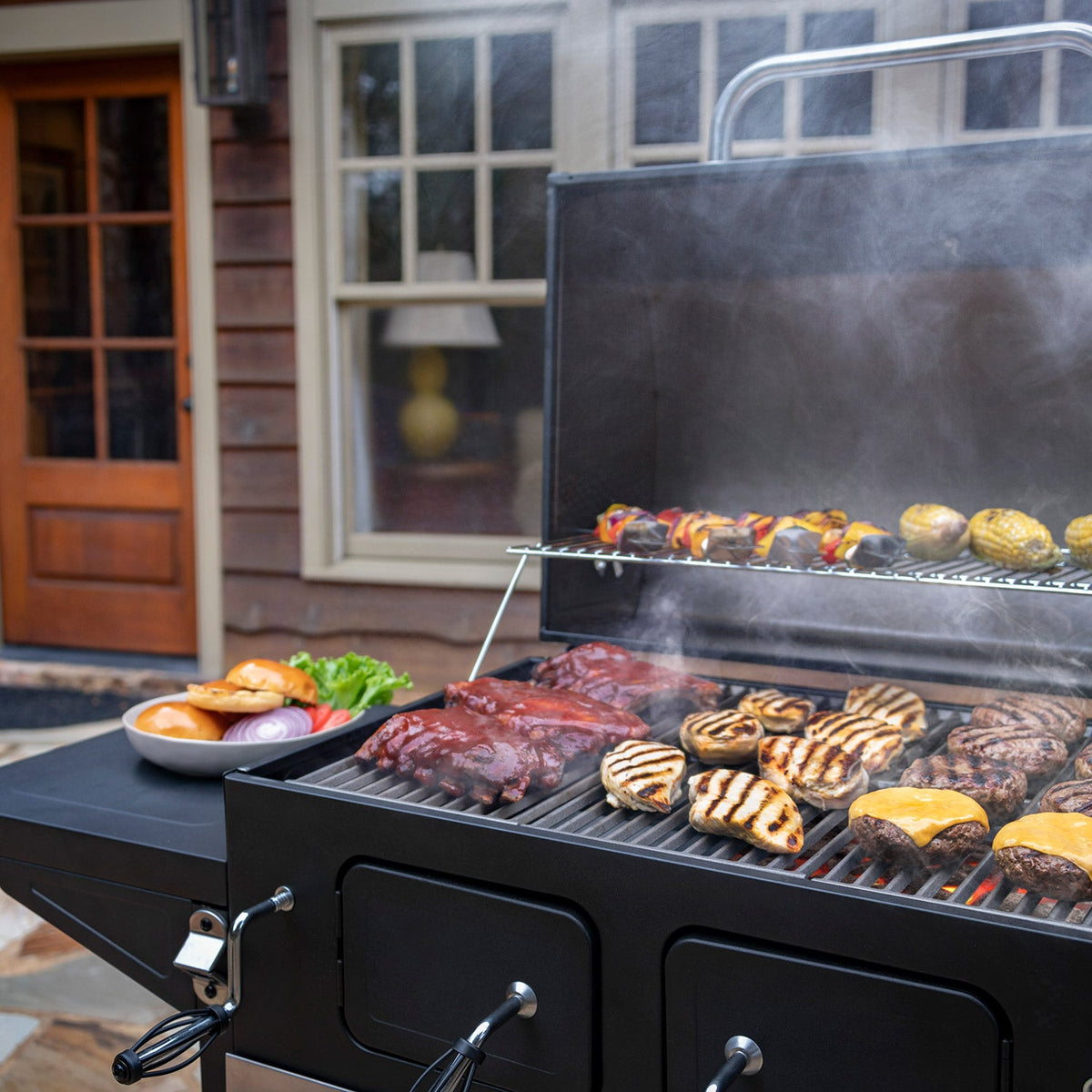 Char-Broil American Gourmet Cabinet Charcoal Grill product view 14