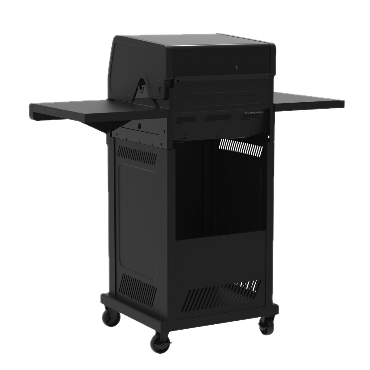 Char-Broil Performance Series™ FlavorMax™ 2 Burner Gas Grill Cabinet with Foldable Side Shelves Black product view 3