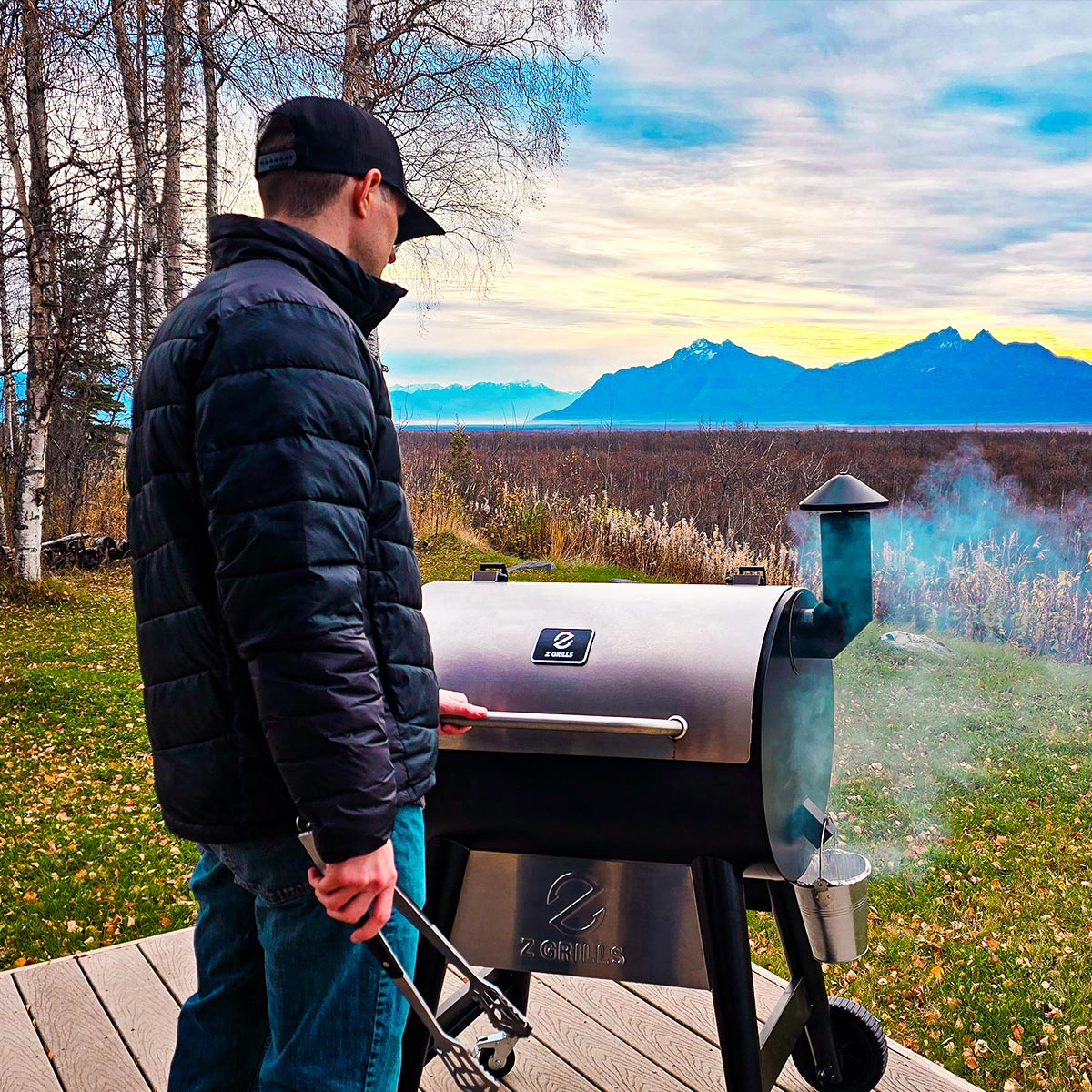 Z GRILLS 7002C2E WIFI - STAINLESS STEEL product view 13