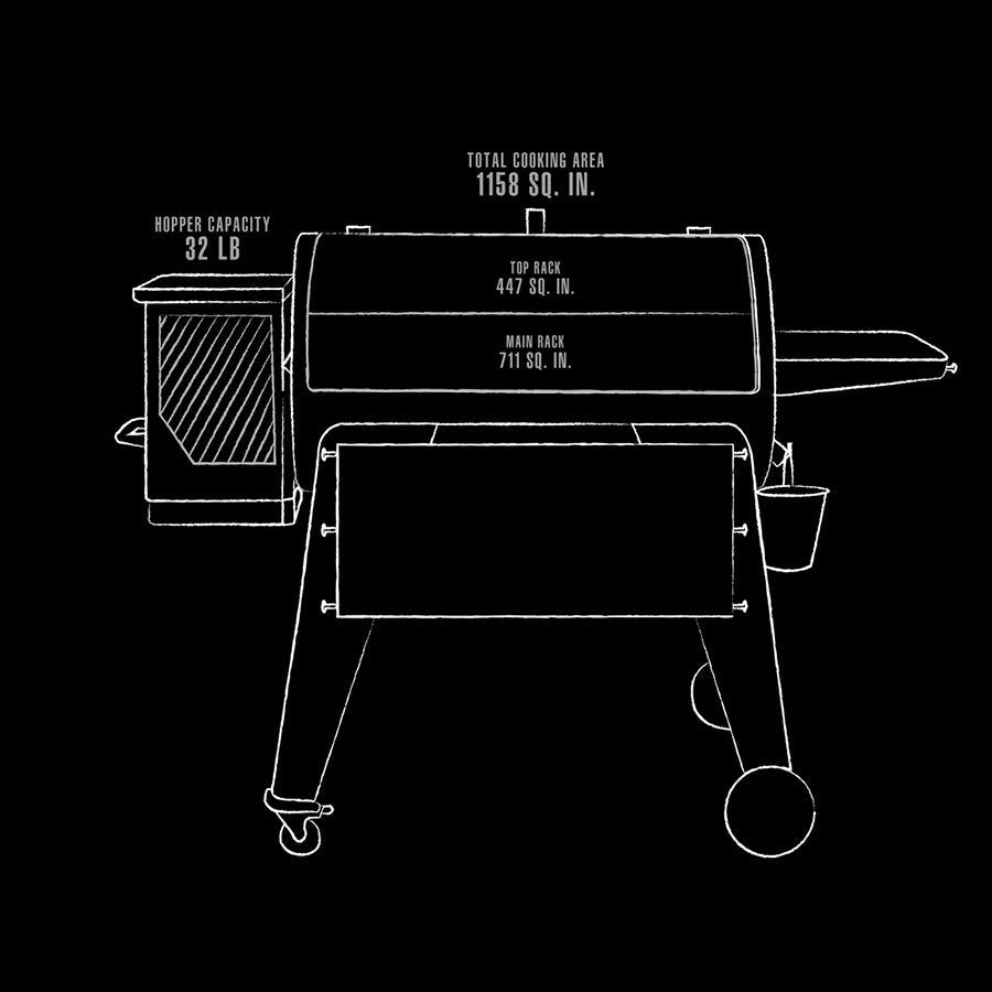 Pit Boss Navigator 1150 Wood Pellet Grill - PB1150G product view 8