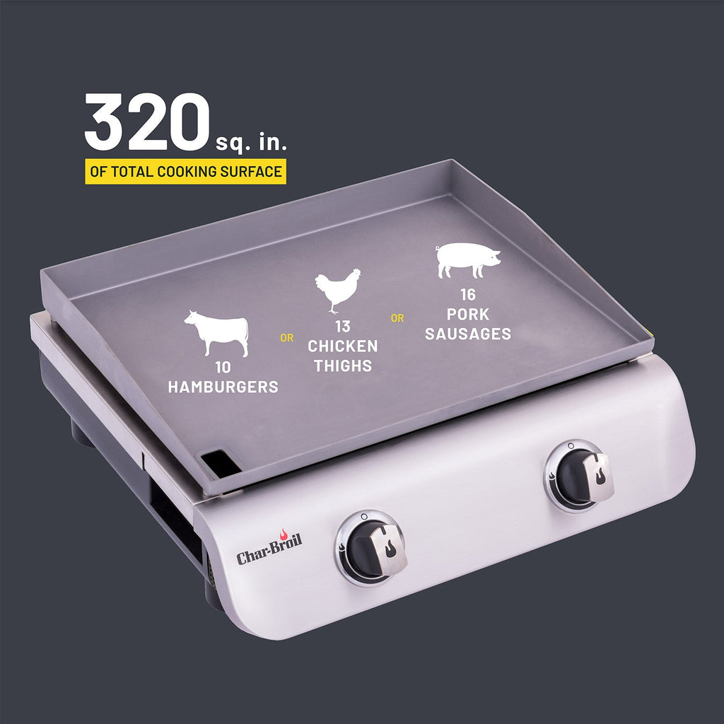 Char-Broil 2-Burner Tabletop Gas Griddle product view 7