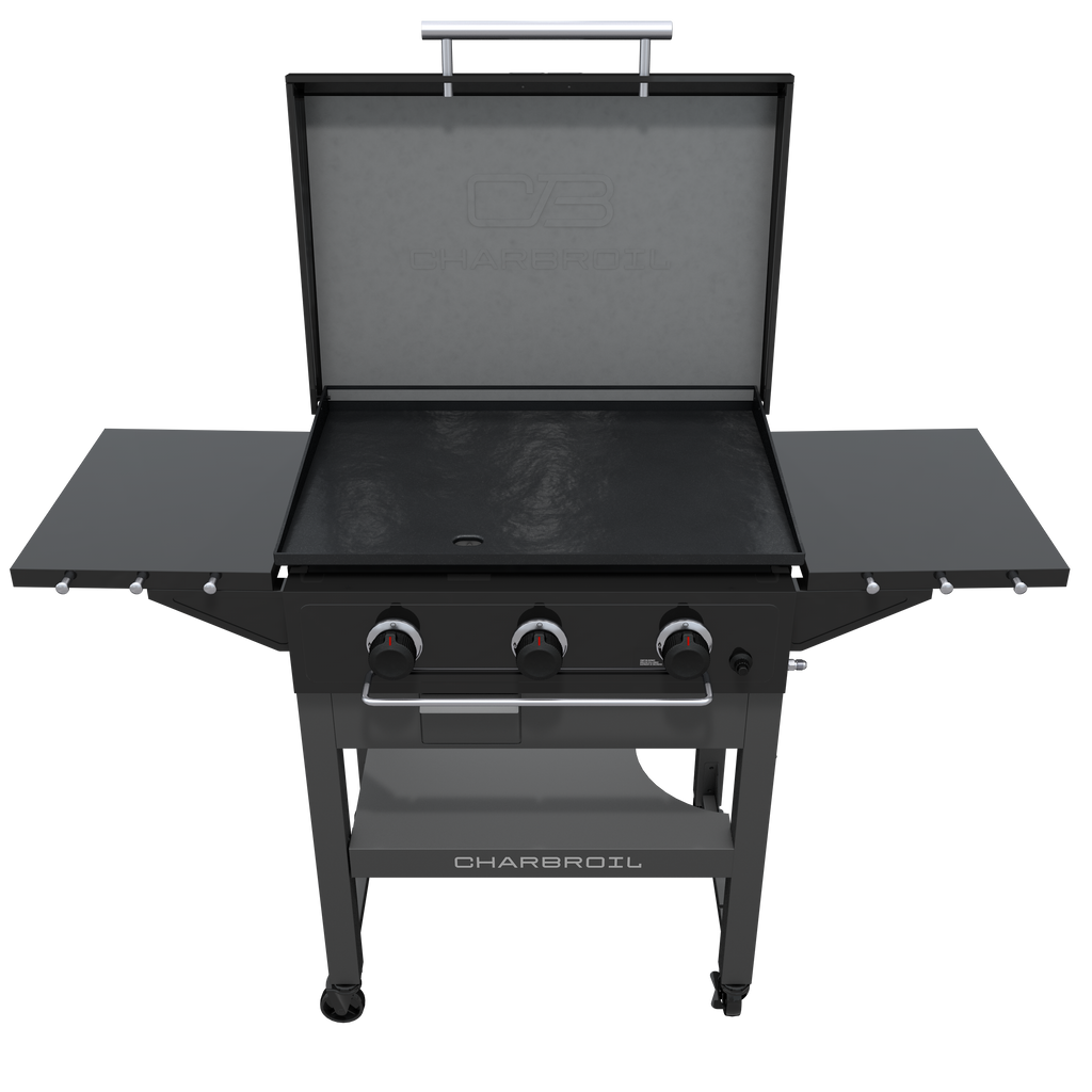 Char-Broil Charbroil® 28" XL Performance Series™ Propane Gas Griddle with Cart 3 Burner Flat Top Grill, Black 463258924 product view 9