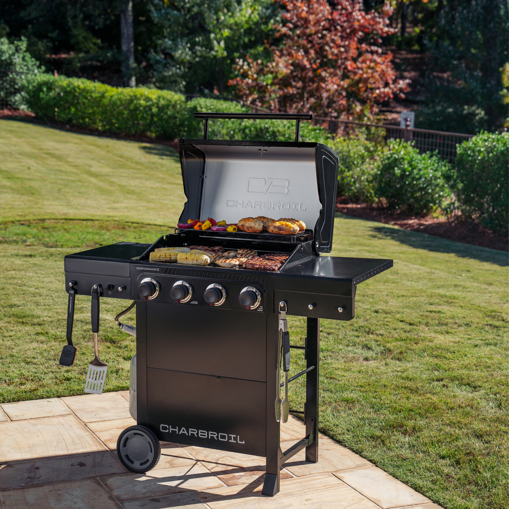 Char-Broil Performance Series™ 4 Burner Gas Grill Cart Black product view 5