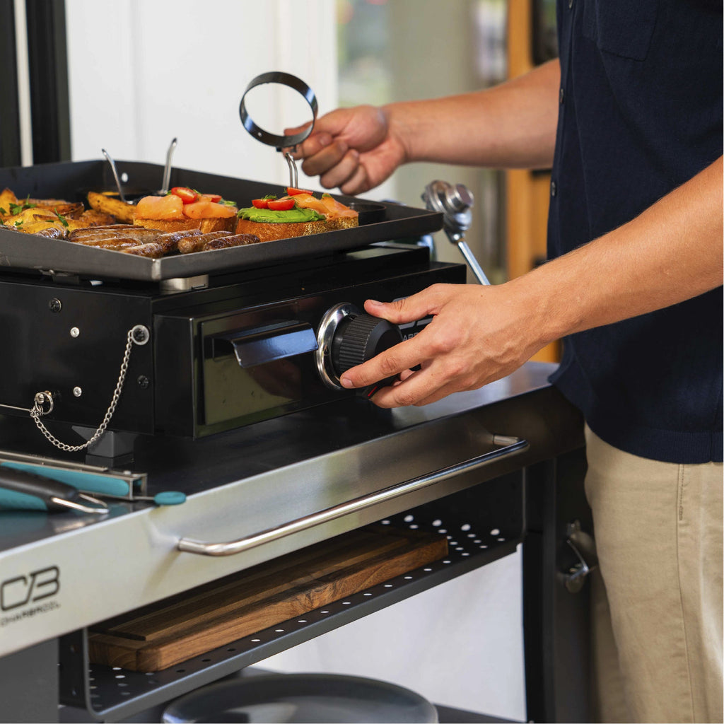 Char-Broil Charbroil® 17" Performance Series™ Portable Tabletop 1 Burner Propane Gas Griddle, Black 463614124 product view 15