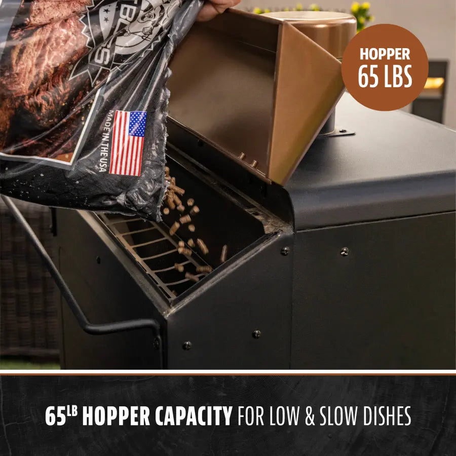Pit Boss 4 Series Vertical Pellet Smoker - Onyx Edition product view 4