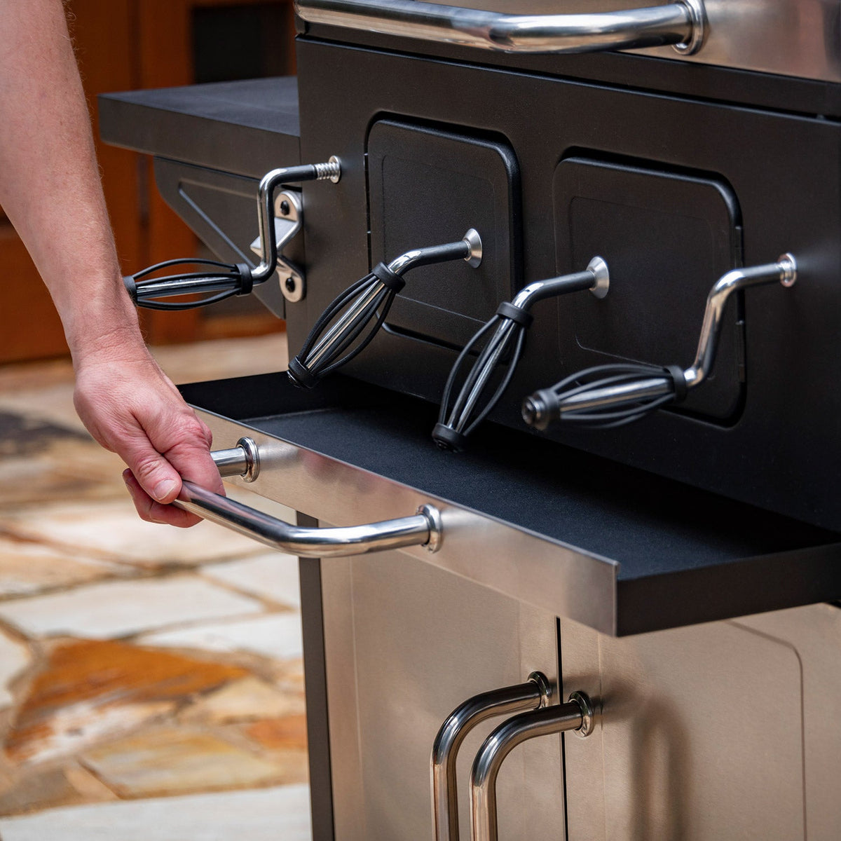 Char-Broil American Gourmet Cabinet Charcoal Grill product view 11