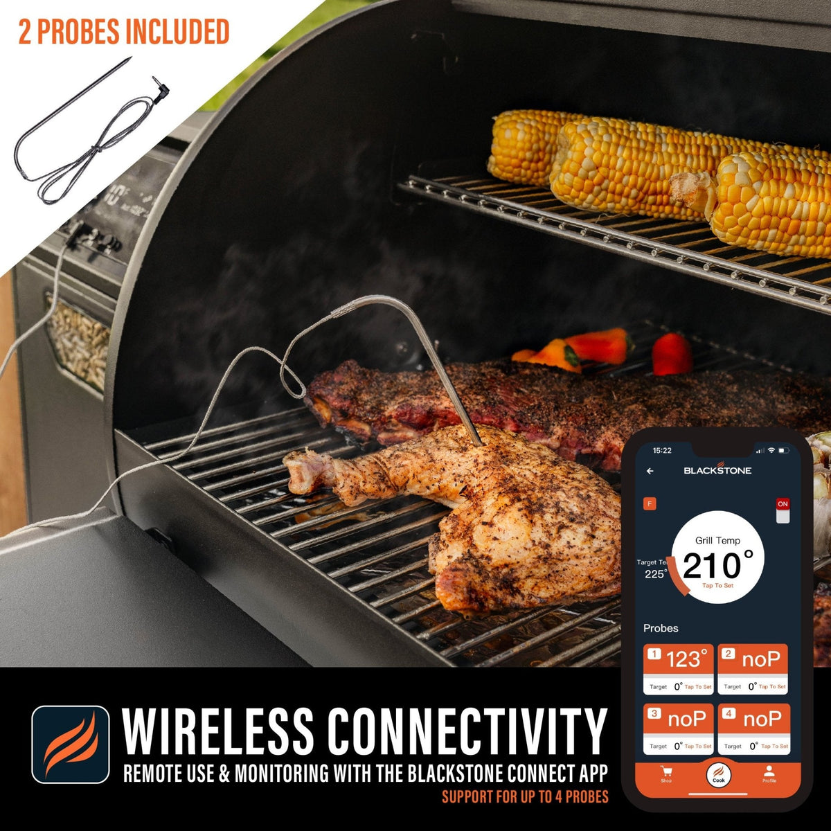 Blackstone 900 Pellet Grill Airfryer Combo product view 7