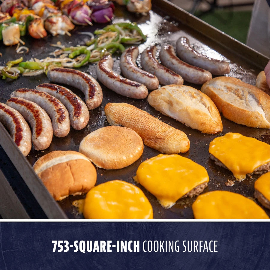 Pit Boss 4-Burner Deluxe Griddle With Side Shelves + Lid - PB4BGD1 product view 2