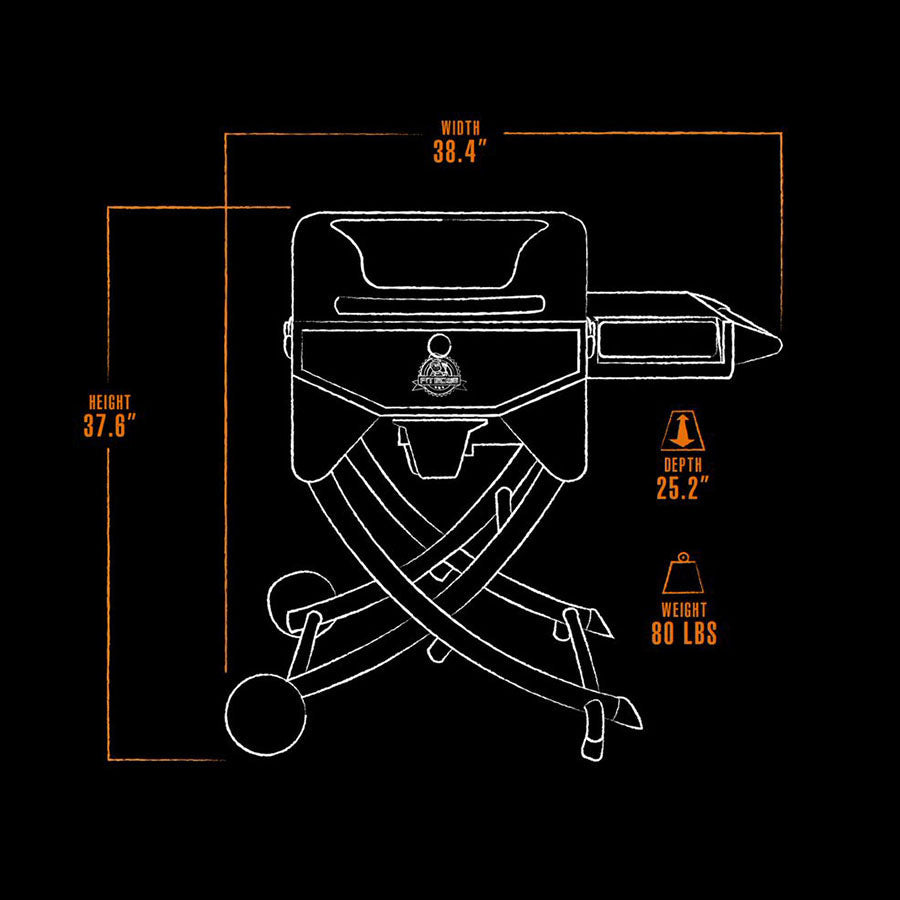 Pit Boss Sportsman Portable Wood Pellet Grill - PB260PSP2 product view 8