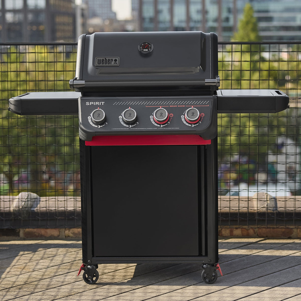 Weber Spirit® E-425C Gas Grill Stealth® Edition (Liquid Propane) product view 1