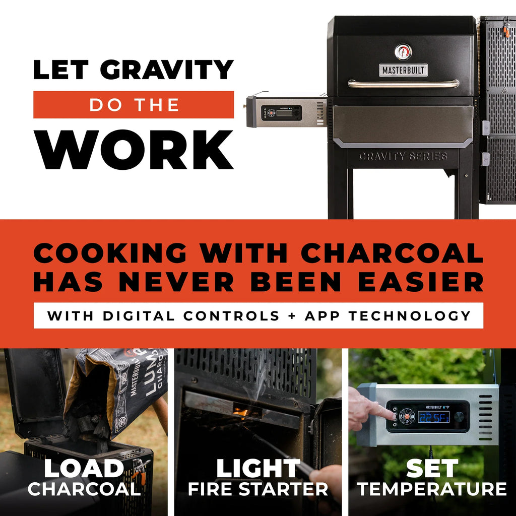 Masterbuilt Gravity Series® 1050 Digital Charcoal Grill + Smoker product view 2