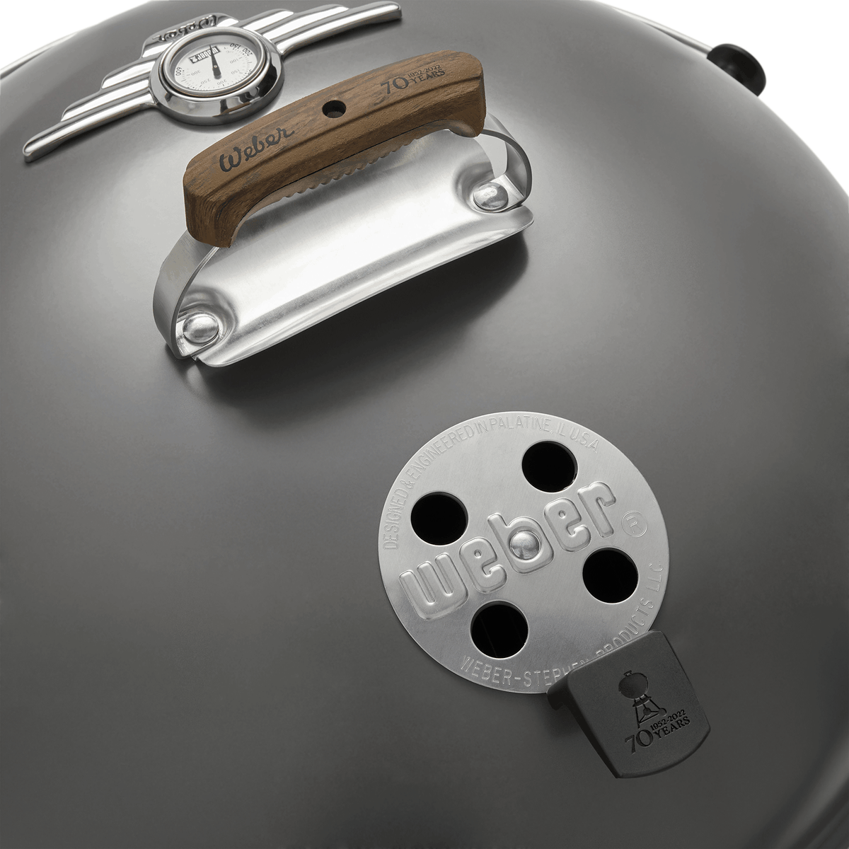 Weber 70th Anniversary Edition Kettle Charcoal Grill  22" product view 9