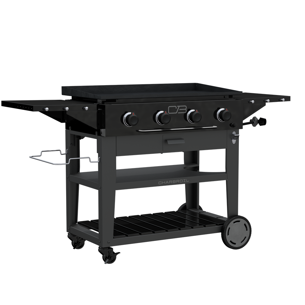 Char-Broil Charbroil® 36" Performance Series™ Propane Gas Griddle with Cart 4 Burner Flat Top Grill, Black 463259124 product view 11