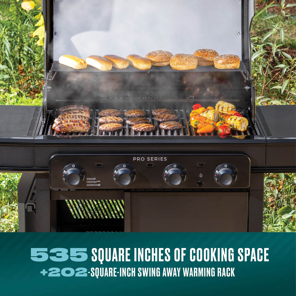Char-Broil Pro Series™ 4 Burner Gas Grill & Griddle product view 3
