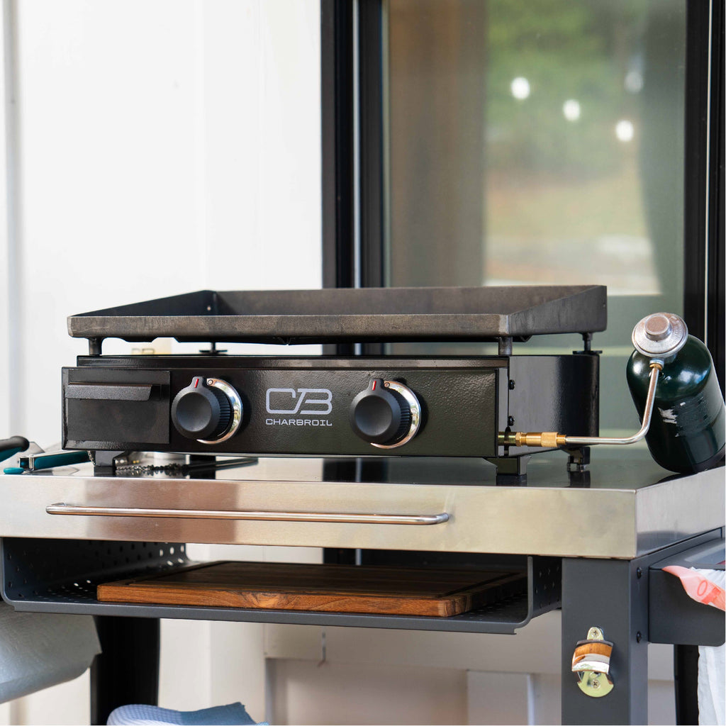 Char-Broil Charbroil® 22" Performance Series™ Portable Tabletop 2 Burner Propane Gas Griddle, Black 463614224 product view 15