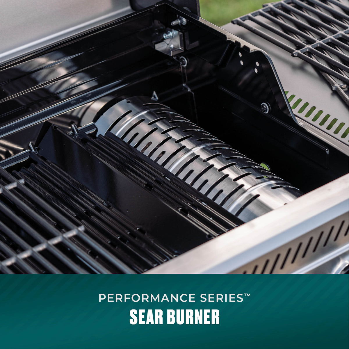 Char-Broil Performance Series™ 4-Burner Gas Grill with Sear Burners (Cart, Black/Stainless Steel) product view 6