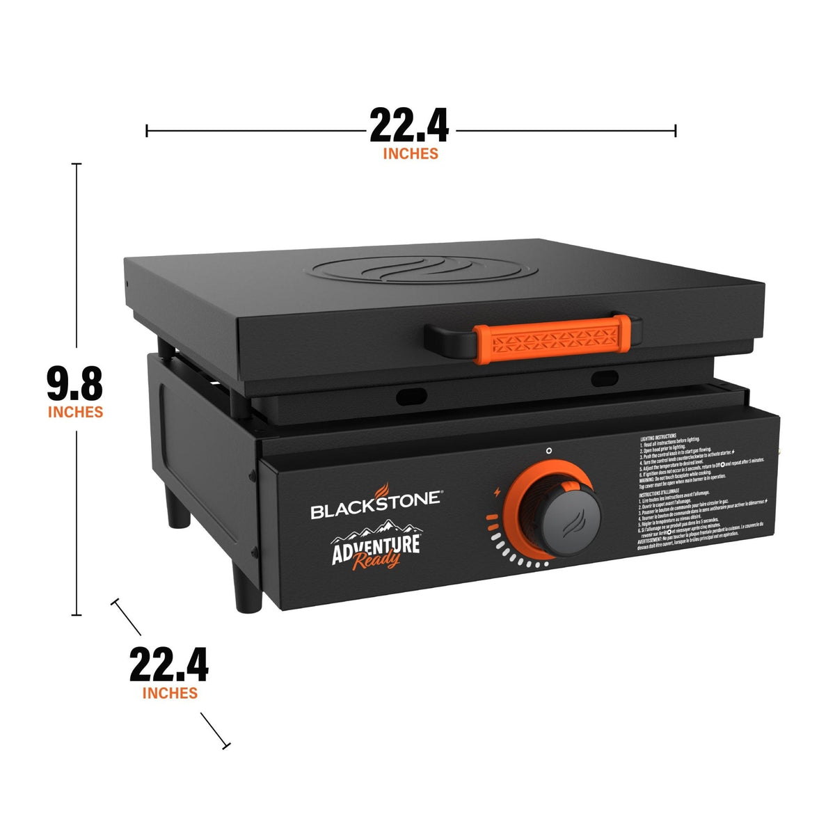 Blackstone Adventure Ready 17” Tabletop Griddle product view 6