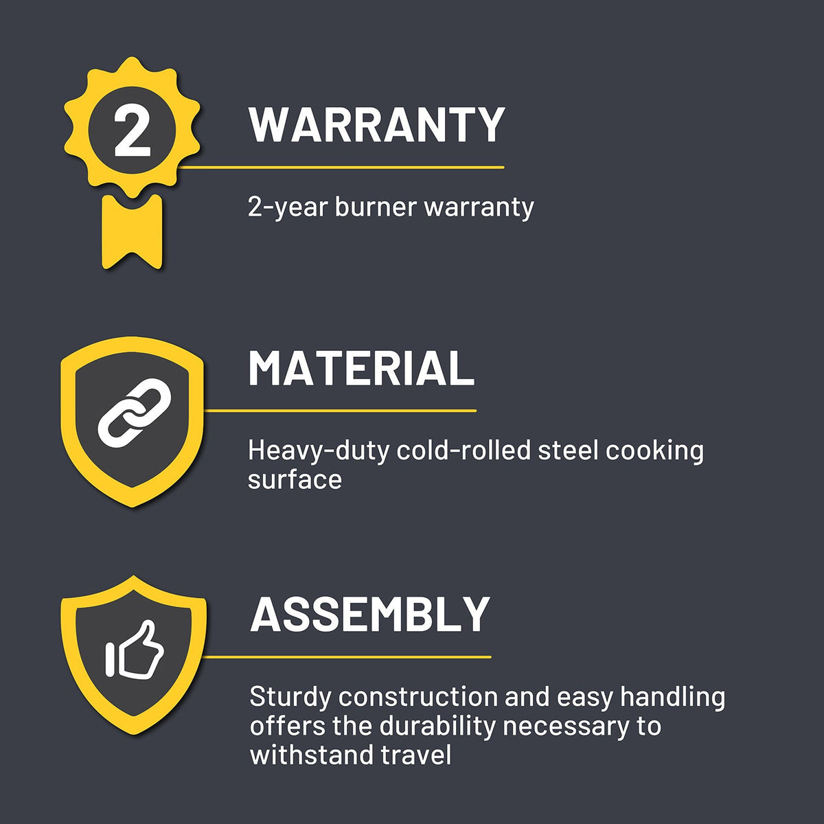 Char-Broil 2-Burner Tabletop Gas Griddle product view 10