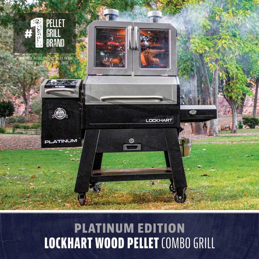 Pit Boss Lockhart Platinum Pellet/Smoker Combo Grill product view 1