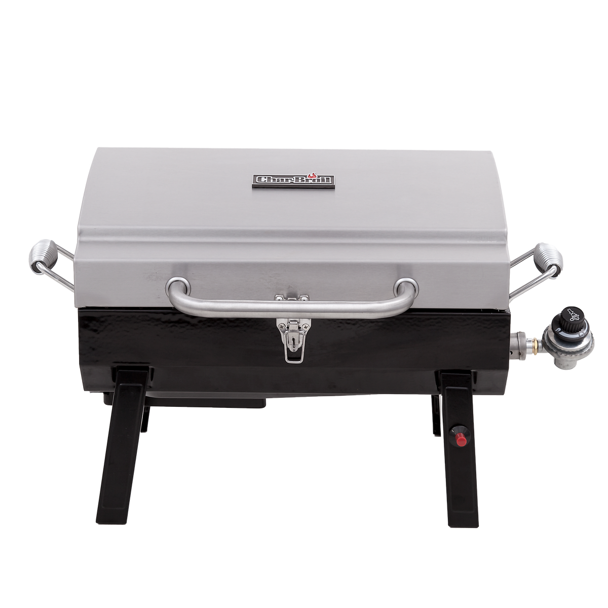 Char-Broil 1-Burner Portable Propane Gas Grill in Stainless Steel product view 1