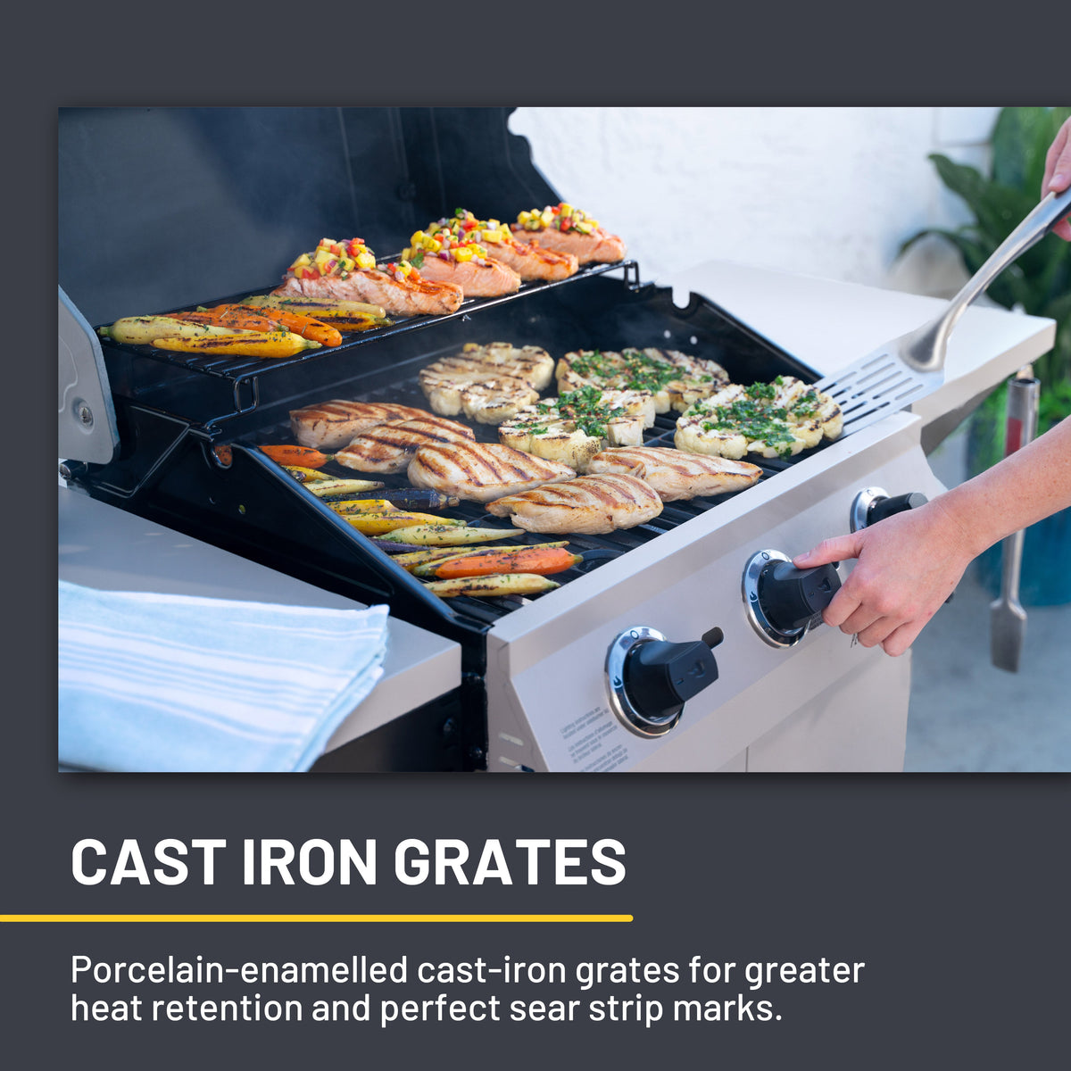 Char-Broil Performance 375 3-Burner Gas Grill Clay product view 9