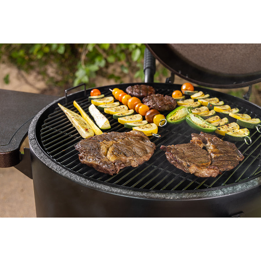 Pit Boss Mahogany Champion Barrel Charcoal Smoker - PBV24CB product view 4
